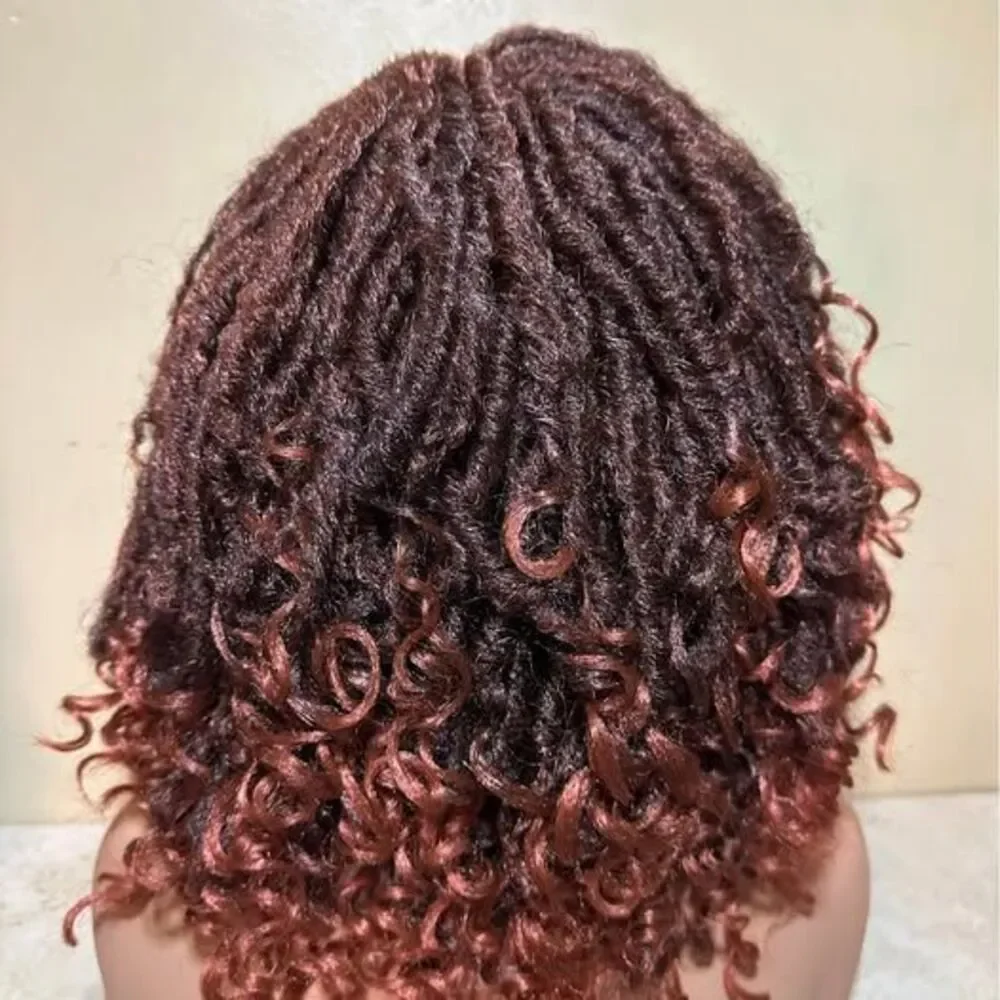 NEW 1B/350 Soft Dreadlock Headband Twist Wig
